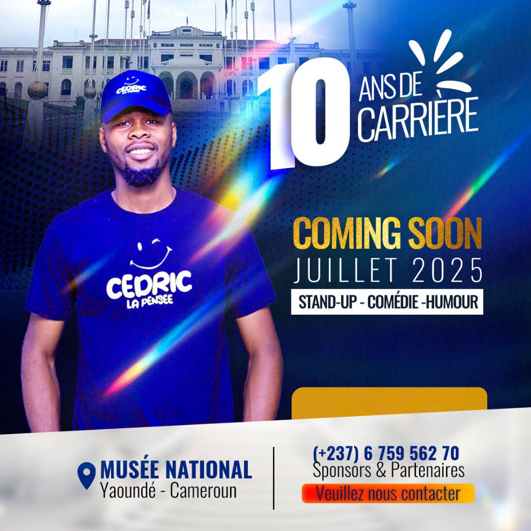 Cédric La Pensée celebrates 10 years of career in gospel humor